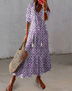ELIZABETH | BOHO TUMMY COVERAGE DRESS
