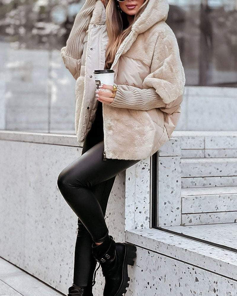 RAINA – Women's Thermal Hooded Coat | Elegant & Warm