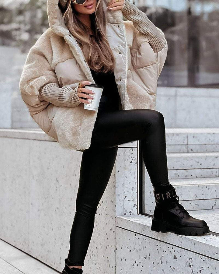 RAINA – Women's Thermal Hooded Coat | Elegant & Warm