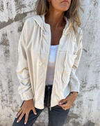 Danna Women’s Corduroy Zip Hoodie