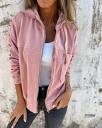 Danna Women’s Corduroy Zip Hoodie