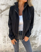 Danna Women’s Corduroy Zip Hoodie