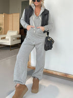LoraviStyle™ Women’s Cozy Lounge Jumpsuit – Oversized, Hooded & Everyday Comfort