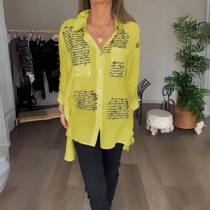 DAISY | HANDWRITTEN BUTTON-UP SHIRT