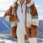 LORAVISTÝLE™ Plush Faux Fur Winter Coat – Oversized & Warm