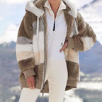 LORAVISTÝLE™ Plush Faux Fur Winter Coat – Oversized & Warm