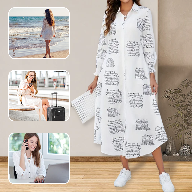Chic Long Shirt Dress – Effortless Style & Comfort