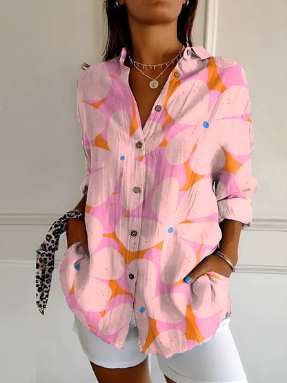 EMILY | FLORAL BREEZE BUTTON-UP SHIRT