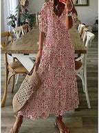 ELIZABETH | BOHO TUMMY COVERAGE DRESS